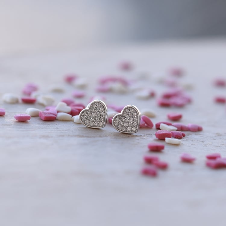 Zlaté náušnice s diamantmi 62080