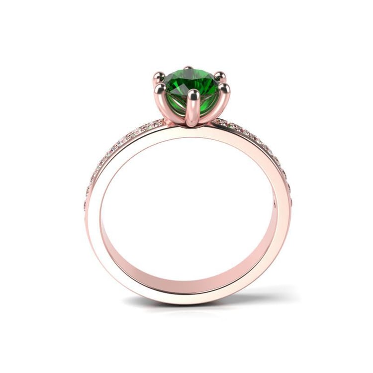 Prsteň z ružového zlata 15984