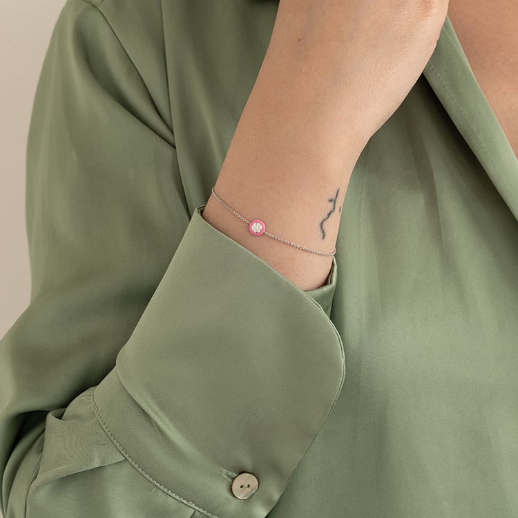 Keramický náramok s lab-grown diamantmi Kadie 122058