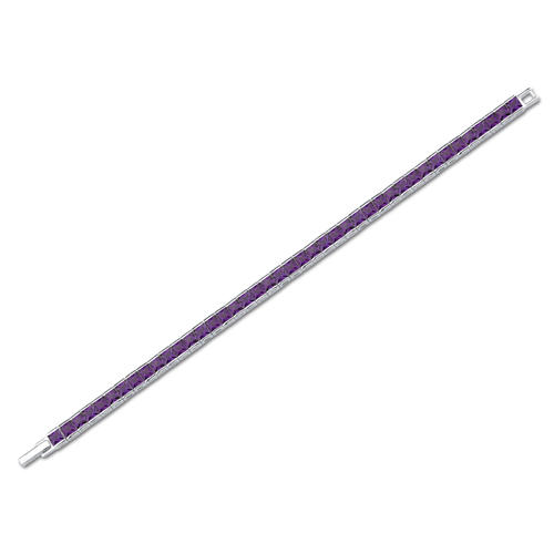 Očarujúci strieborný náramok s ametystom Jolene 5588