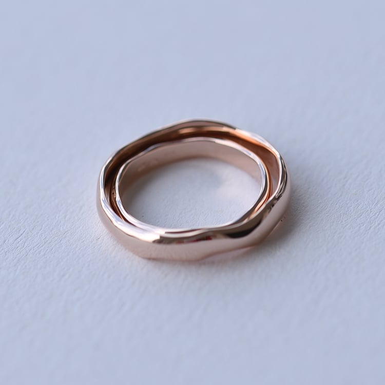 Snubný prsteň s lesklým povrchom 152998