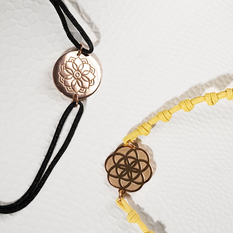 Povrázkový joga náramok Mandala 133877