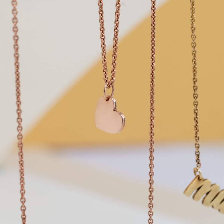 Set strieborného prívesku a náhrdelníka pre dvoch Aubrey 124995