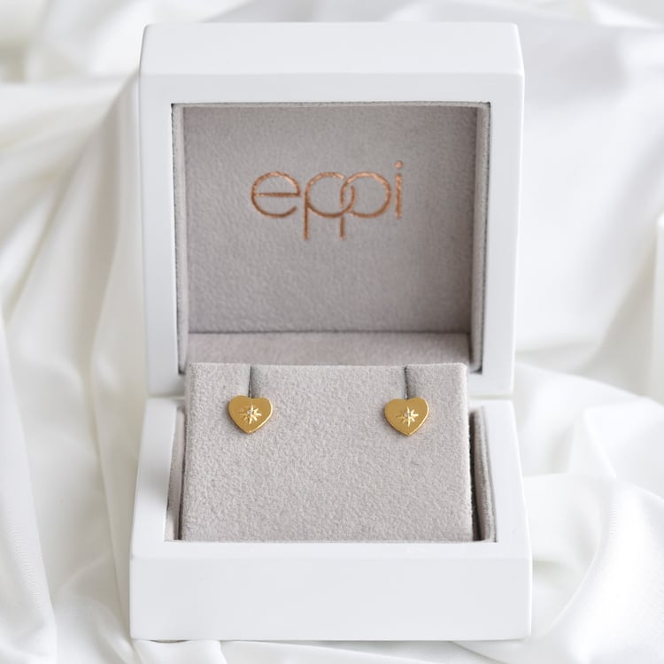 Náušnice v tvare srdca 81582