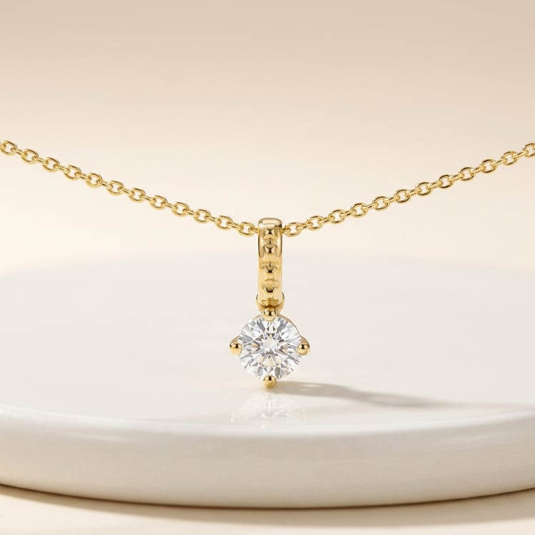 Romantický prívesok s lab-grown diamantom Nancy 171428