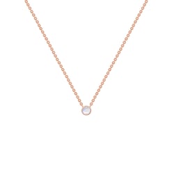 Minimalistický náhrdelník s mesačným kameňom Vieny