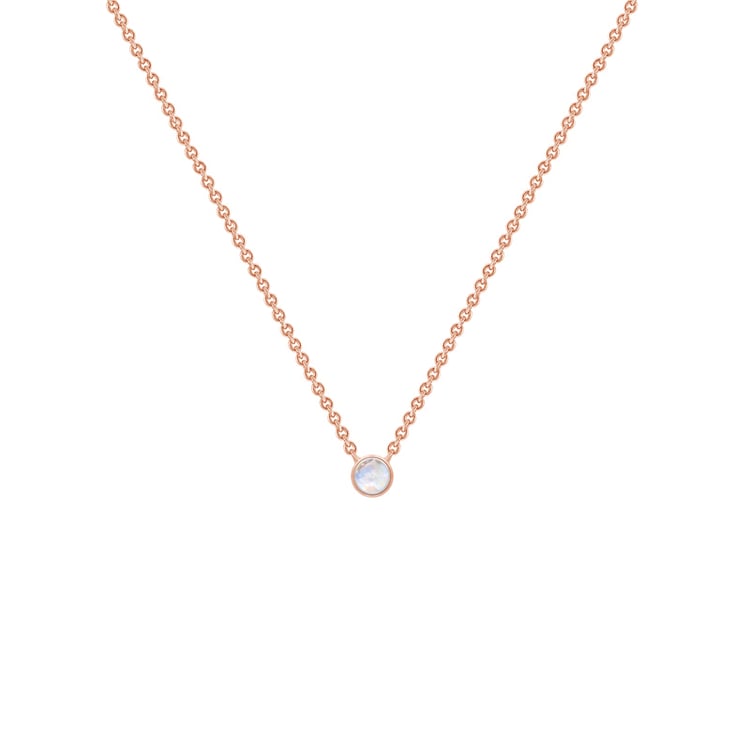 Minimalistický náhrdelník z ružového zlata 71285