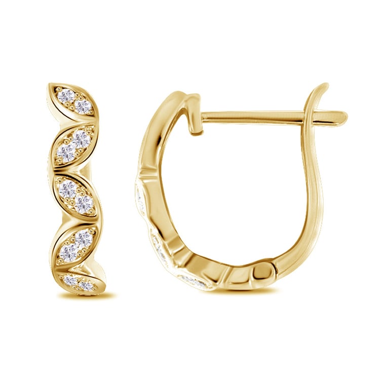 Náušnice zo zlata s diamantmi 68147