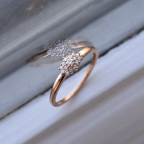 Elegantný diamantový prsteň Aubert