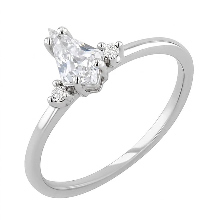 Zlatý prsteň  s 0.41ct IGI certifikovaným lab-grown diamantom Hanna
