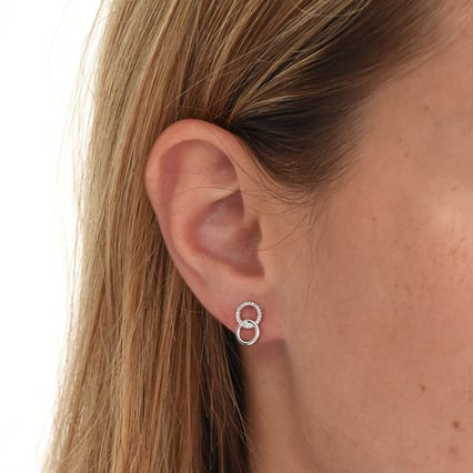 Elegantné náušnice s diamantmi Terah