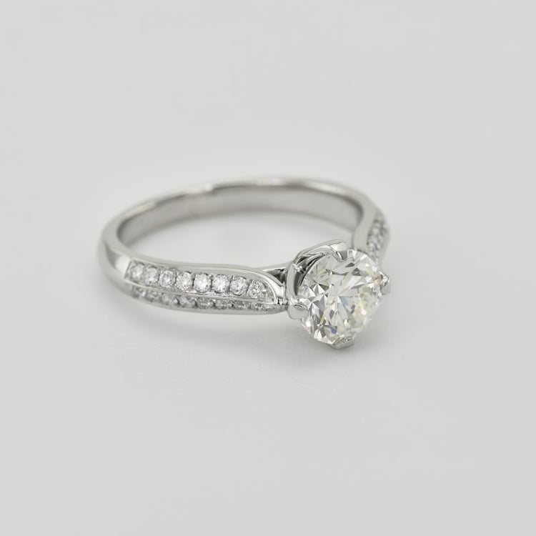 Zásnubný prsteň z platiny 25039