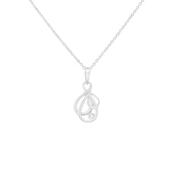 Elegantný prívesok zo zlata s diamantom Ovidia