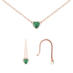 Smaragdový set šperkov Roshni