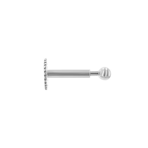 Zlatý labret piercing do ucha Vena