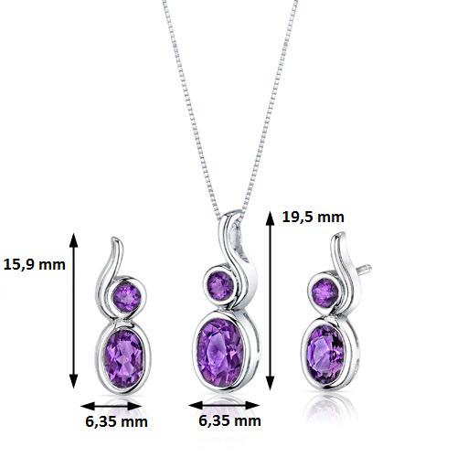 Ametystová kolekcia zo zstriebra 12372