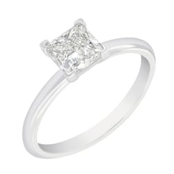 Zásnubný prsteň s princess diamantom Naneala