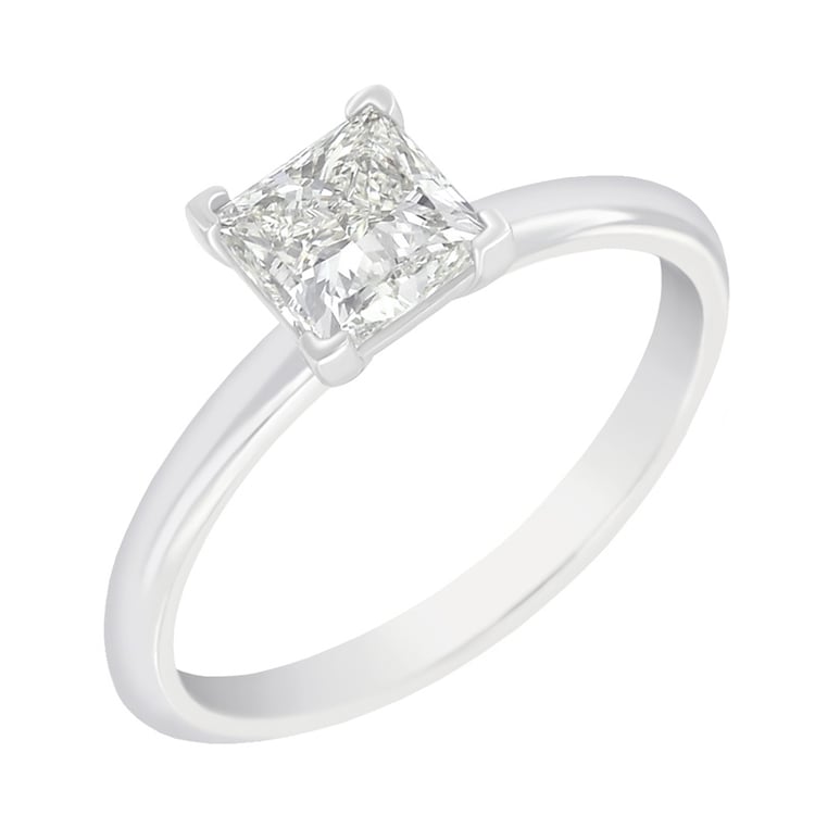 Zásnubný prsteň s princess diamantom Naneala