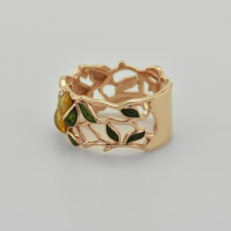 Prsteň s citrónmi 43353