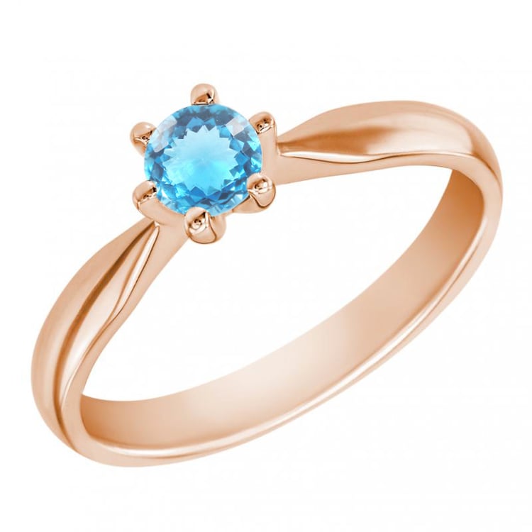 Zásnubný prsteň so švajčiarskym topásom 84795