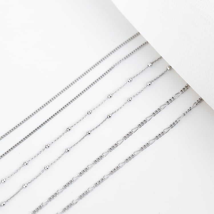 Jemná panzer retiazka 45 cm zo striebra 129614