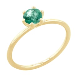 Zásnubný prsteň so smaragdom Birdie