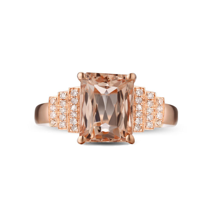 Morganitový prsteň 9462