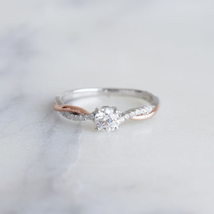 Zásnubný prsteň s 0.30 ct GIA Certifikovaným diamantom Ljube 87068