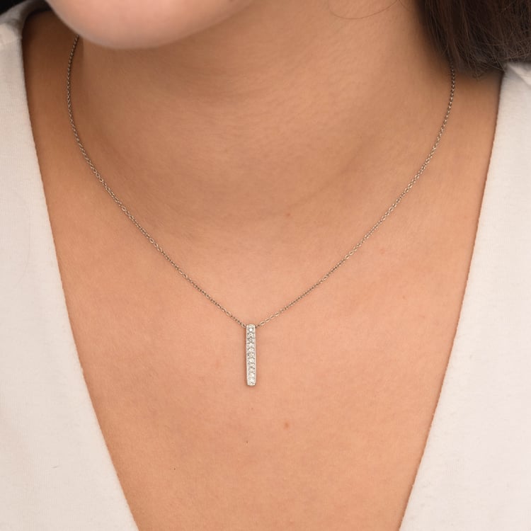 Zlatý prívěsok s lab-grown diamantmi Ola 165759