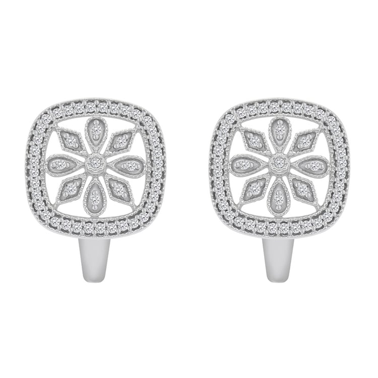 Zlaté náušnice s diamantmi 44007