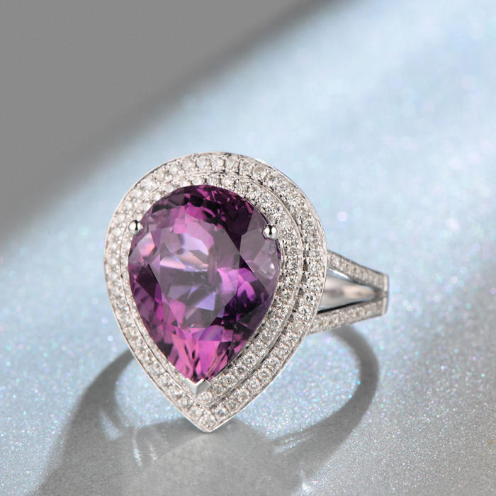 Ametystový prsteň 8553