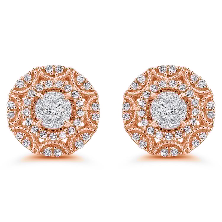 Prepychové diamantové náušnice Meryl 51864