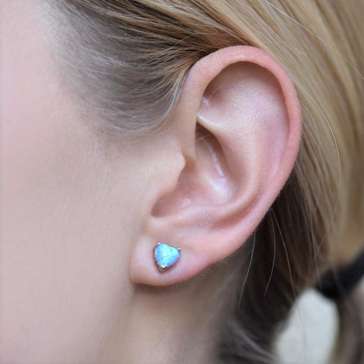 Modré opály v striebre 105154