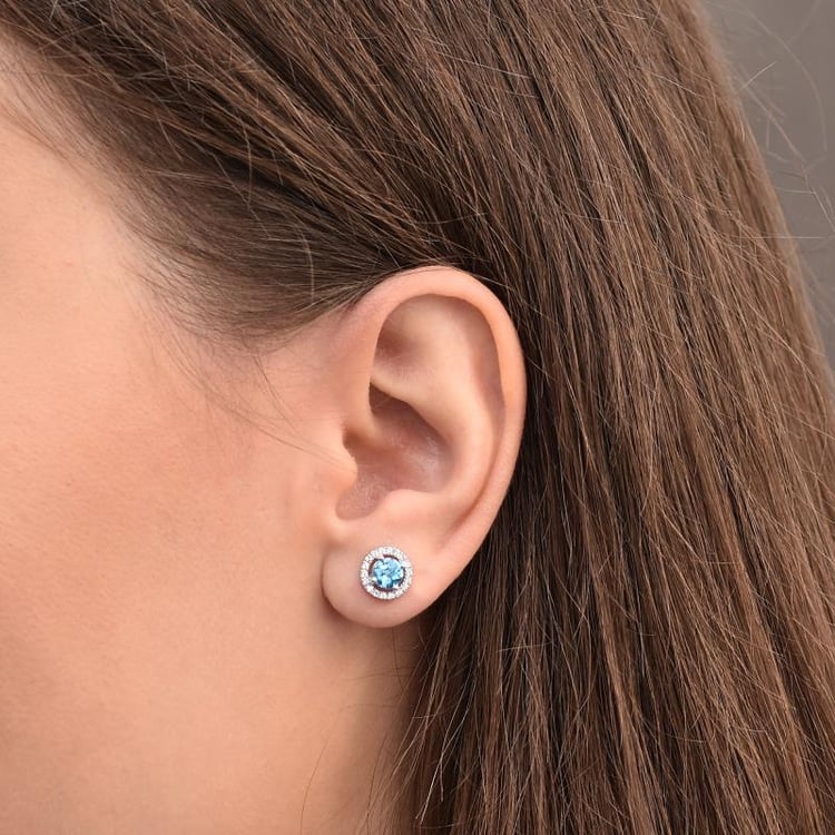 Topásové náušnice 32149