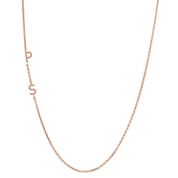 Náhrdelník s 2 písmenami vašej voľby Lupe