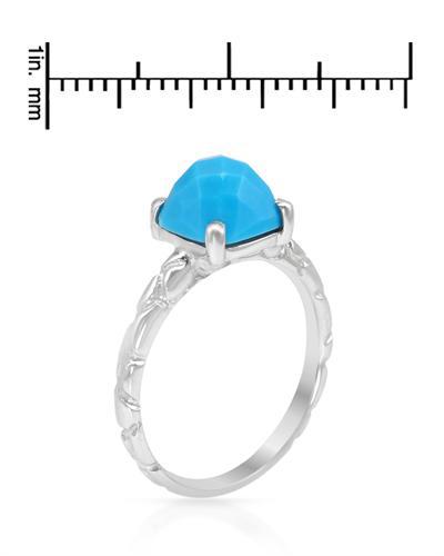 Strieborný prsteň s tyrkysom 53980