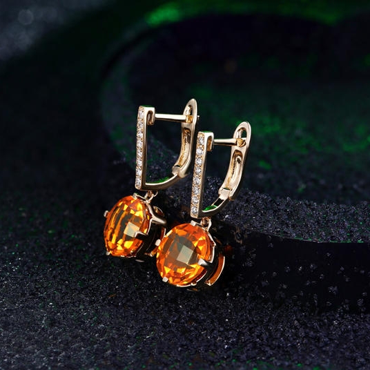 Citrínové náušnice Sanien 9959