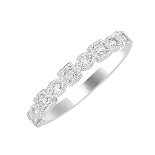 Jemný eternity prsteň s lab-grown diamantmi Tully