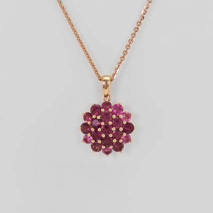 Zlatý prívesok plný turmalínov Aidon