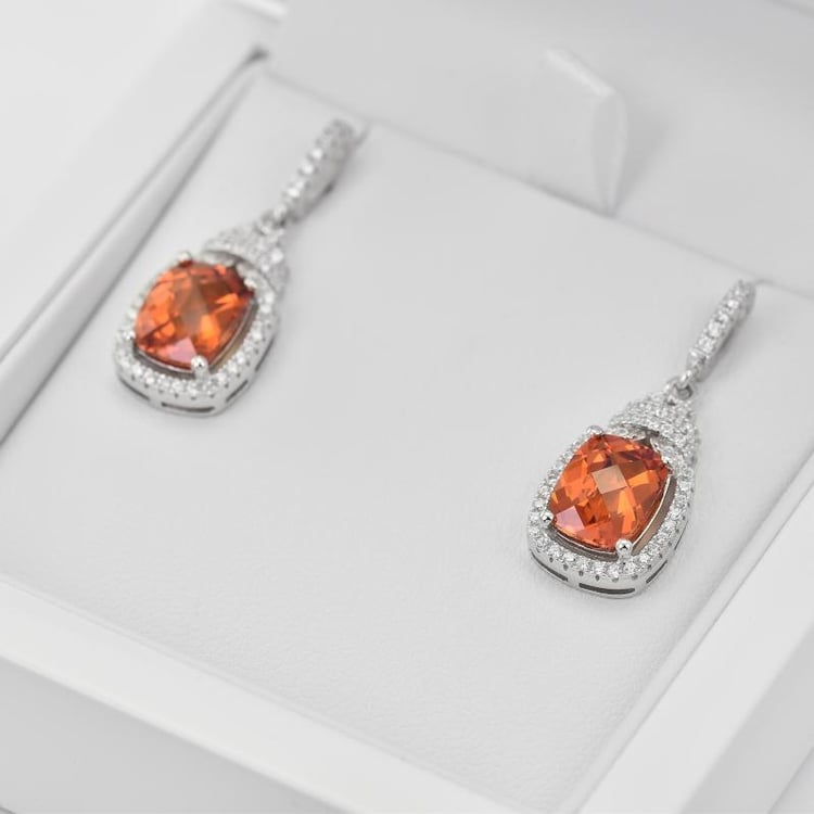 Zafírové náušnice 28526