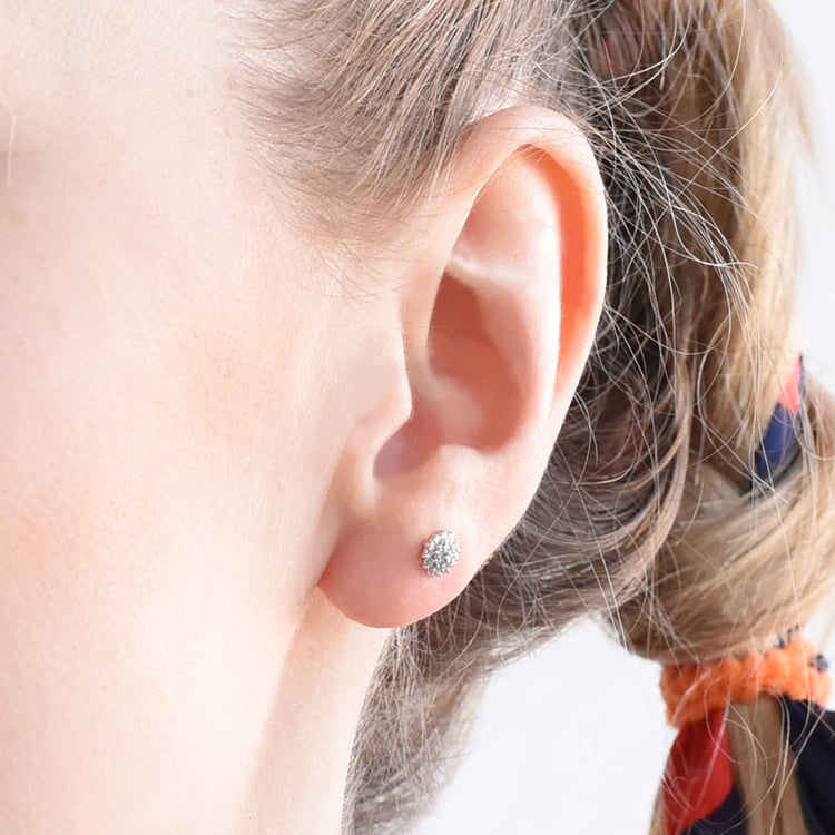 Elegantné náušnice s diamantmi 95986