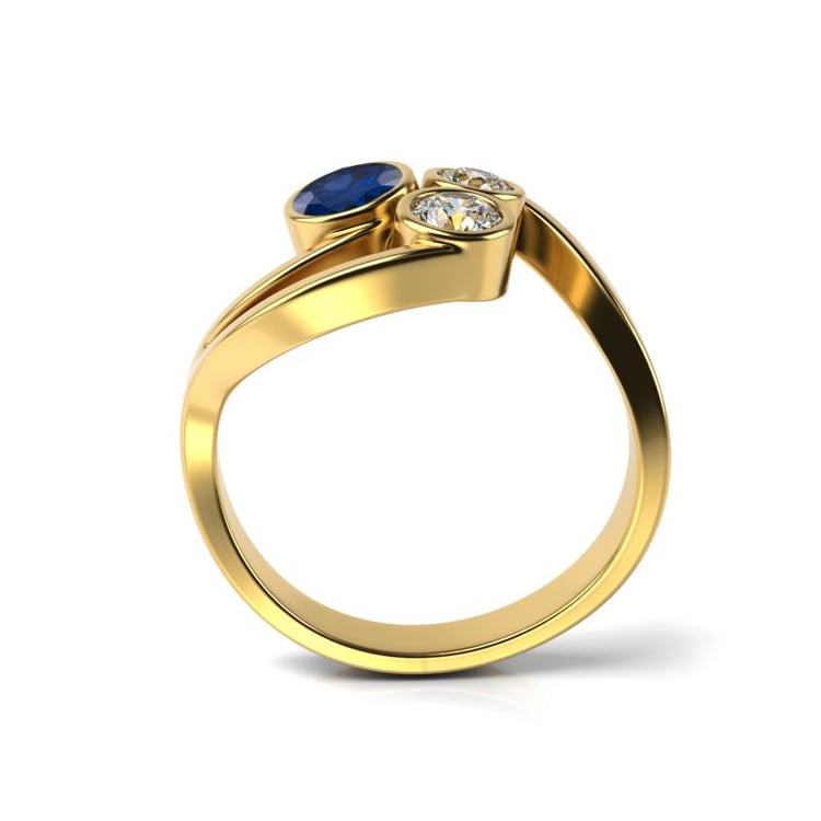 Prsteň s drahokamami 22706