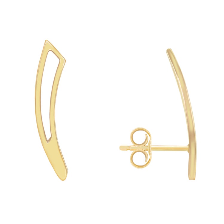 Zlaté fashion náušnice 42353