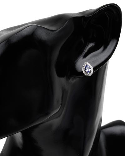 Strieborné náušnice v tvare slzy 1602