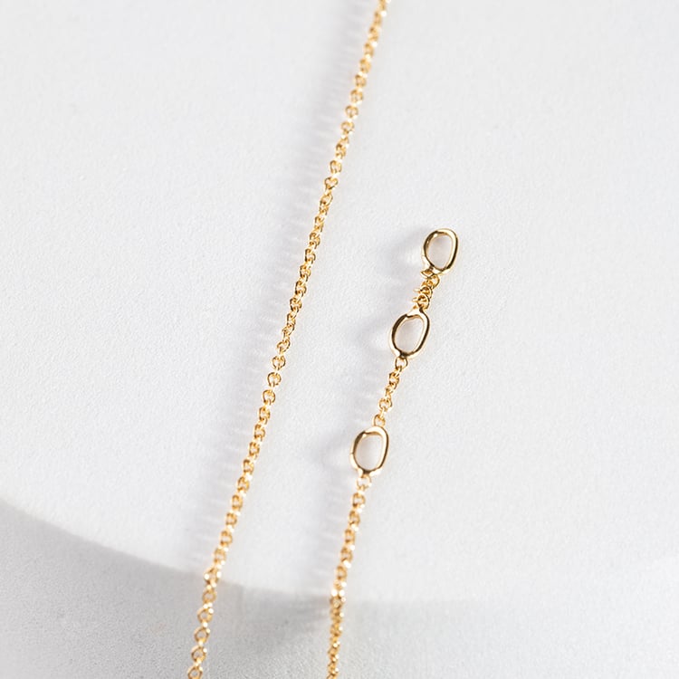 Náramok s tromi lab-grown diamantmi Foley 147715