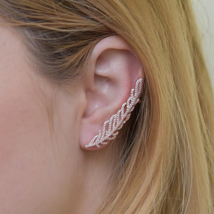 Pozlátené fashion náušnice 18245