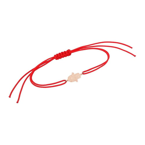 Šnúrkový joga náramok so symbolom Hamsa