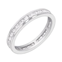 Eternity prsteň s lab-grown round diamantmi Albine