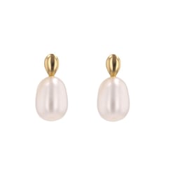 Elegantné perlové náušnice zo zlata Adele
