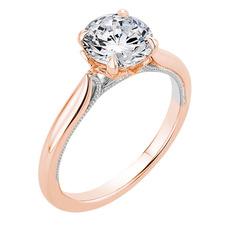 Zásnubný prsteň s moissanitom a lab-grown diamantmi Lisabet